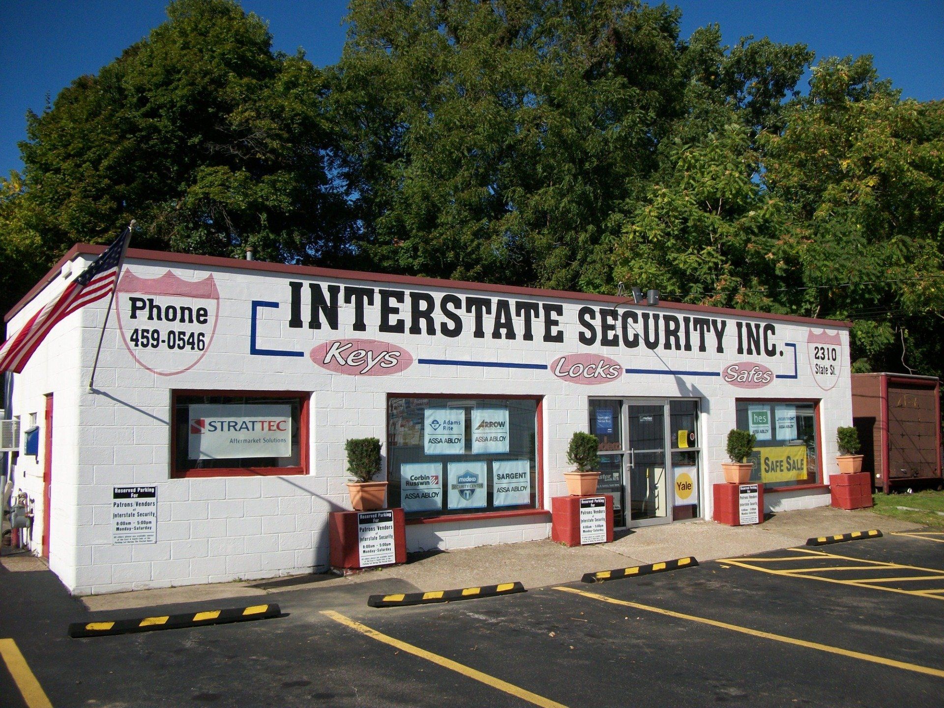 Interstate Security Inc. storefront at 2310 State Street, Erie PA